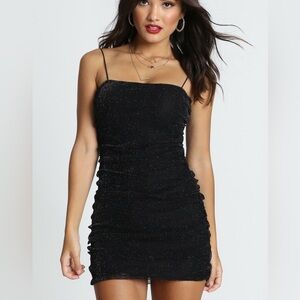 2 for $15 😍 Showpo Clap Your Hands High Dress in Black Rainbow – Size 2